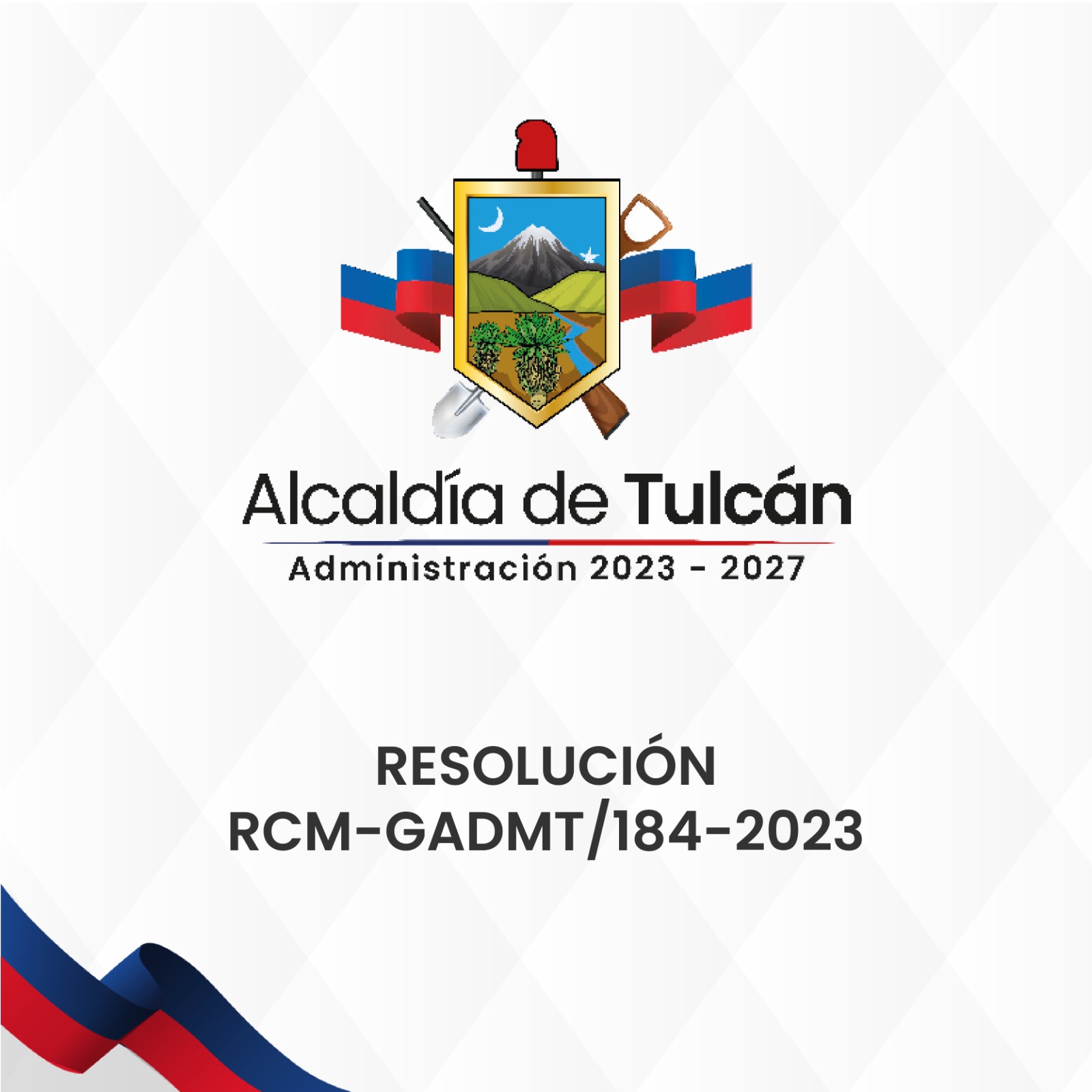 RESOLUCION RCM-GADMT/184-2023