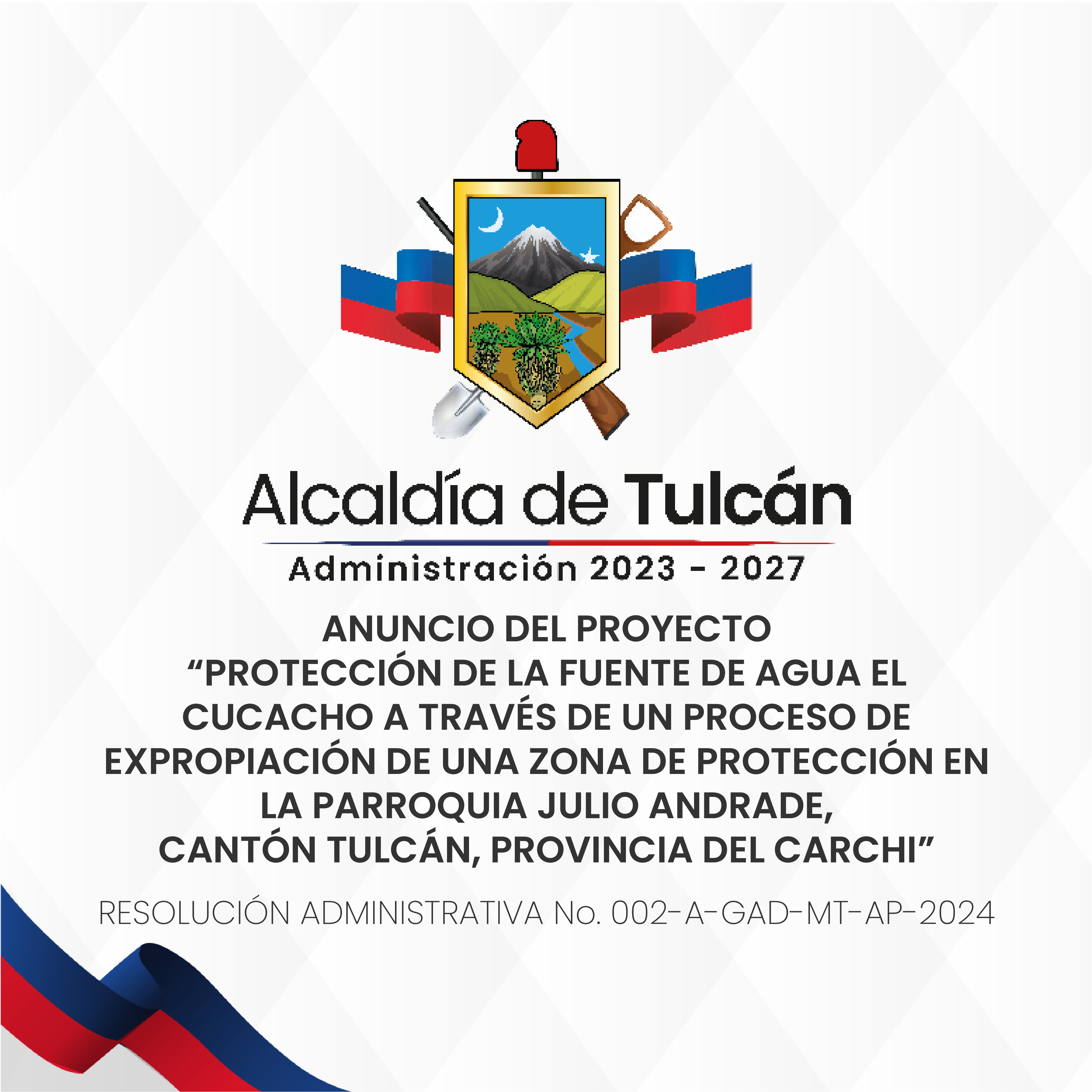 RESOLUCION ADMINISTRATIVA EXPROPIACION JULIO ANADRADE