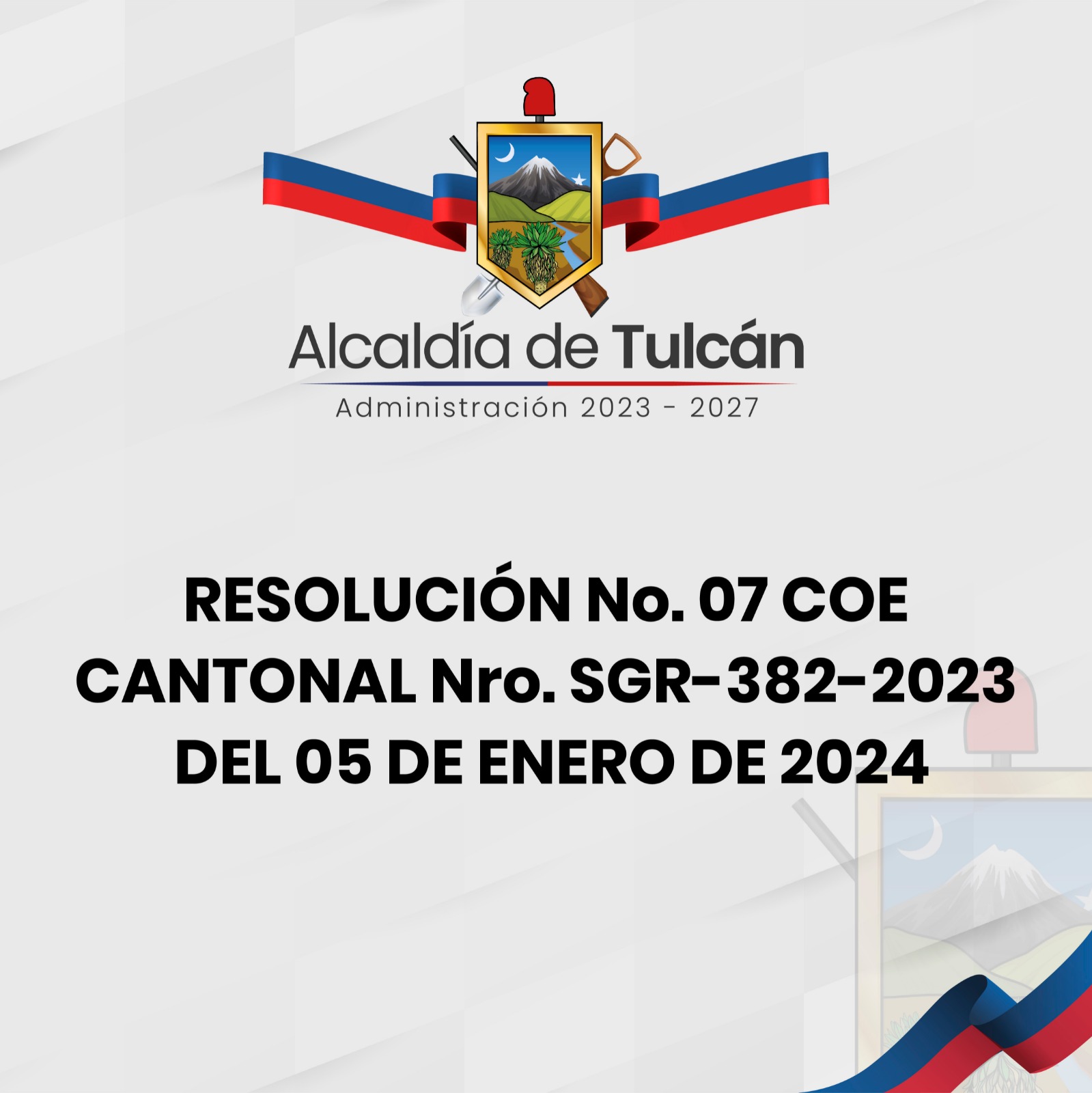 RESOLUCION COE CANTONAL