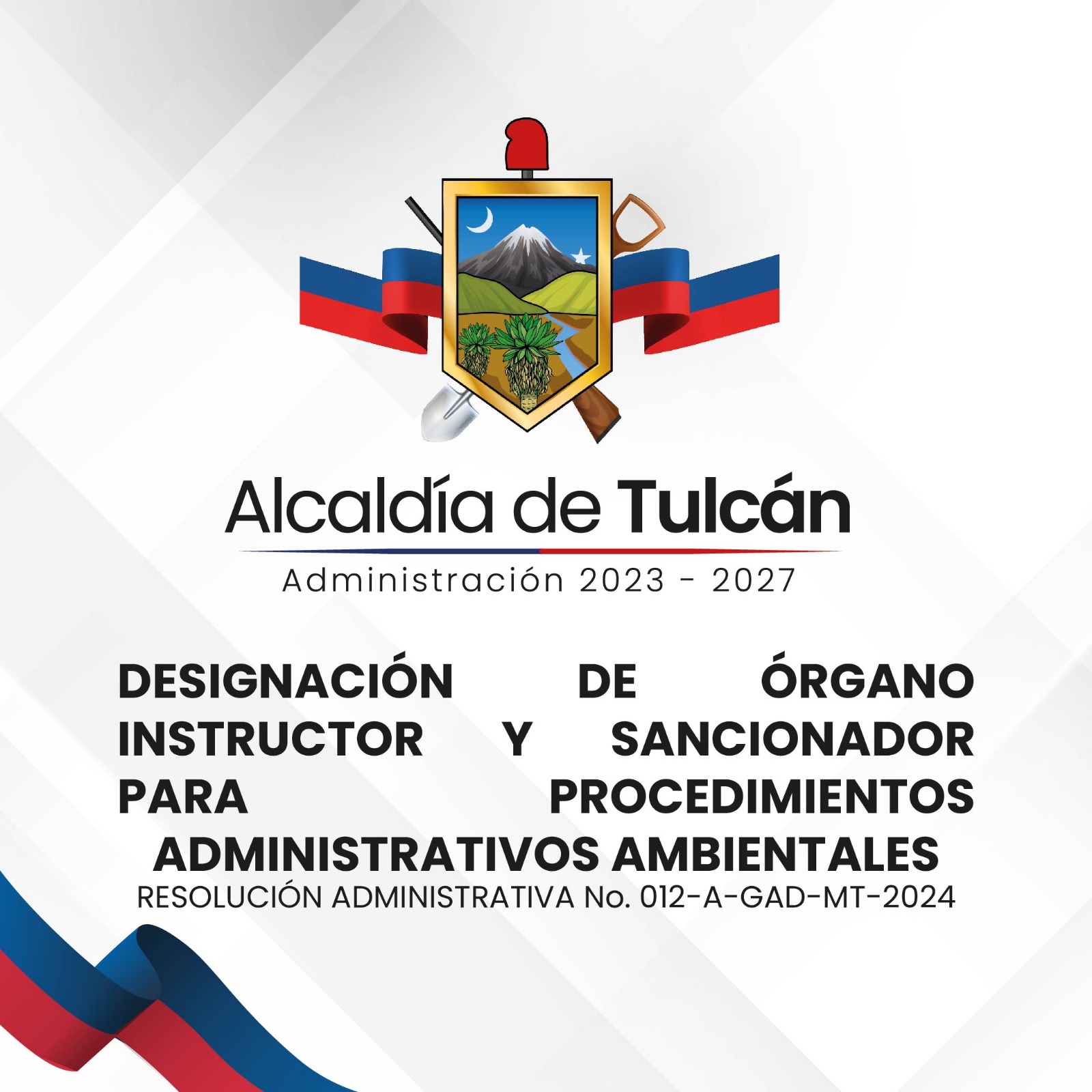 DESIGNACION DE ORGANO INSTRUCTOR Y SANCIONADOR PARA PROCEDIMIENTOS ADMINISTRATIVOS AMBIENTALES