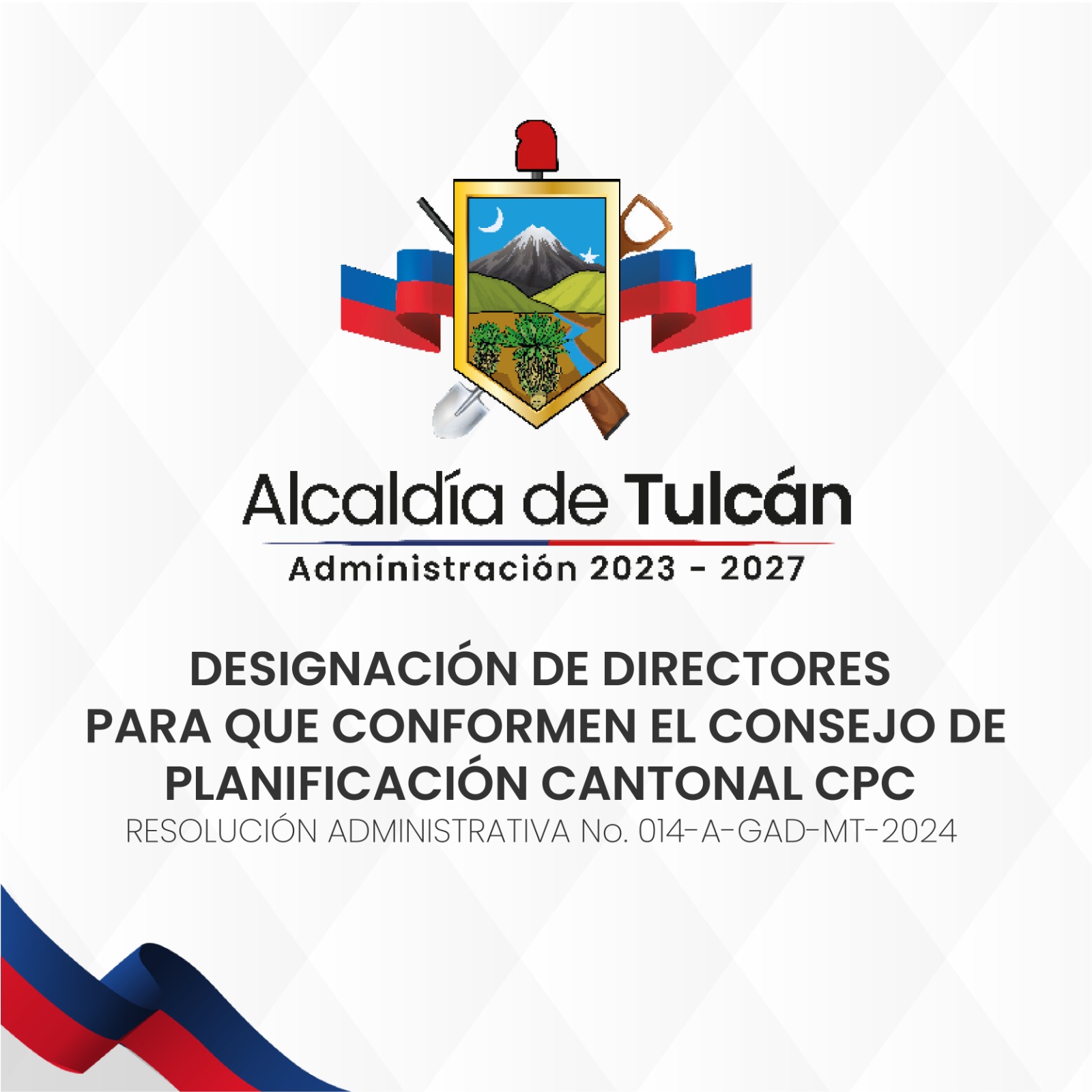 DESIGNACION DE DIRECTORES PARA QUE CONFORMEN EL CONCEJO DE PLANIFICACION CANTONAL CPC